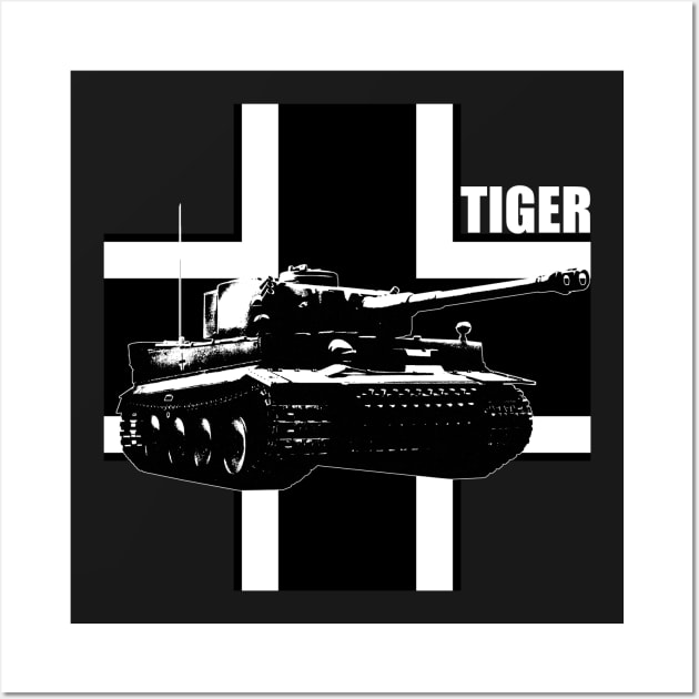 tank tiger Wall Art by hottehue